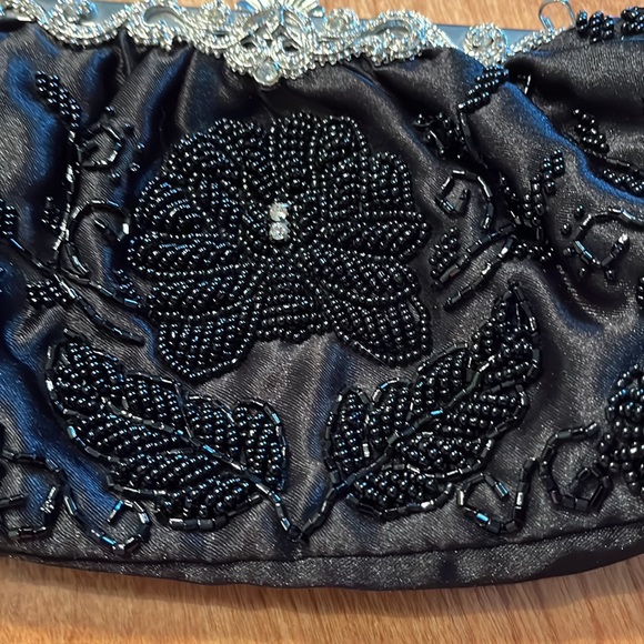 Bead & Rhinestone Clutch - Picture 2 of 9